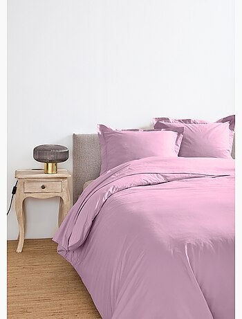Housse de couette coton uni