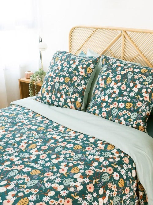 Housse de couette  Cueillette + taie(s) microfibre - Kiabi