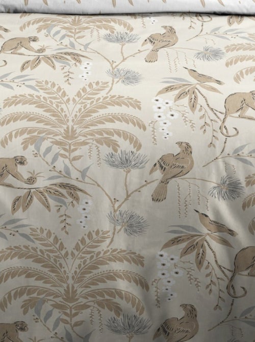 Housse de couette DABALI + 2 taies d’oreiller en coton 57 fils - Kiabi