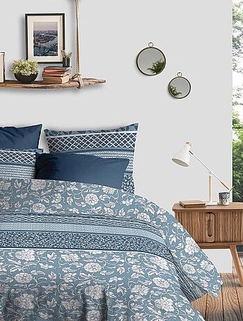 Housse de couette Debby + taie(s) coton bio 57 fils