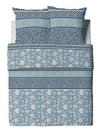 Housse de couette Debby + taie(s) coton bio 57 fils