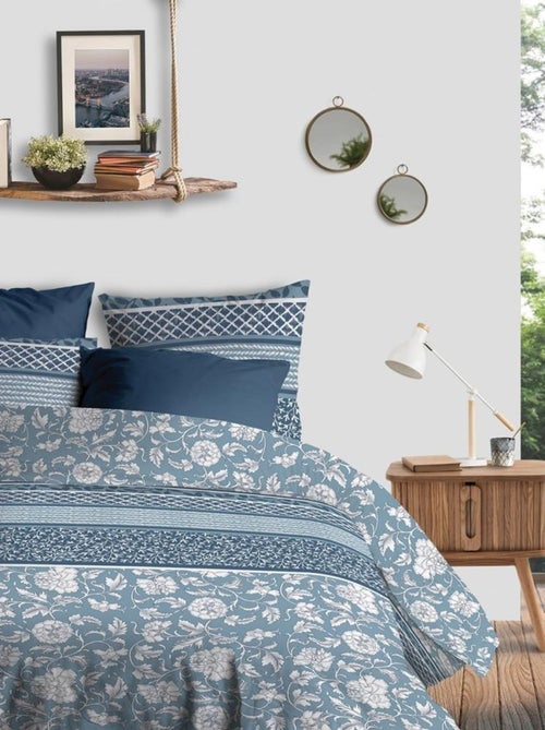Housse de couette  Debby + taie(s) coton bio 57 fils - Kiabi