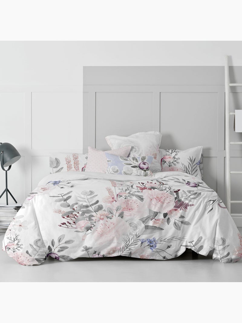 Housse de couette Delicate bouquet "Happyfriday" Blanc - Kiabi