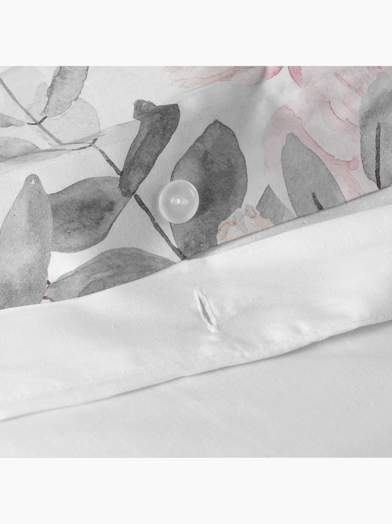 Housse de couette Delicate bouquet "Happyfriday" Blanc - Kiabi