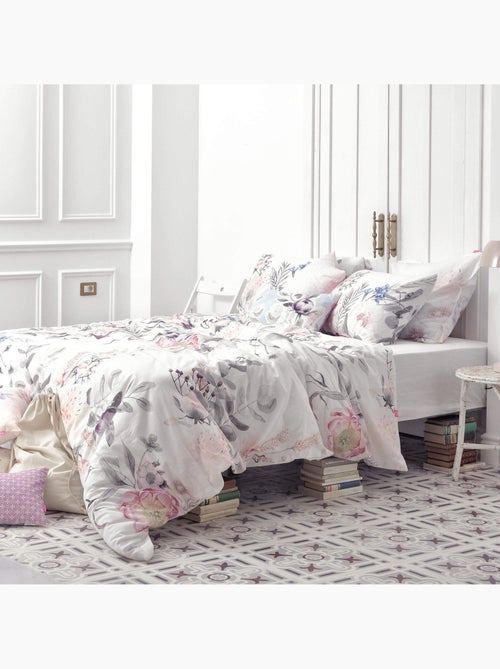 Housse de couette Delicate bouquet "Happyfriday" - Kiabi