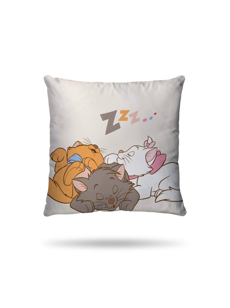 Housse de couette Disney Aristochats Marie Berlioz et Toulouse 140x200 cm - 100% Coton Bleu - Kiabi