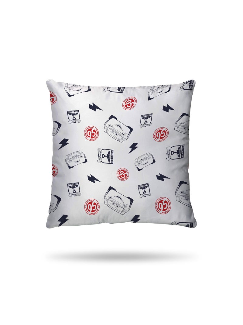 Housse de couette Disney Cars Flash McQueen 140x200 cm - 100% Coton - Bleu Bleu - Kiabi