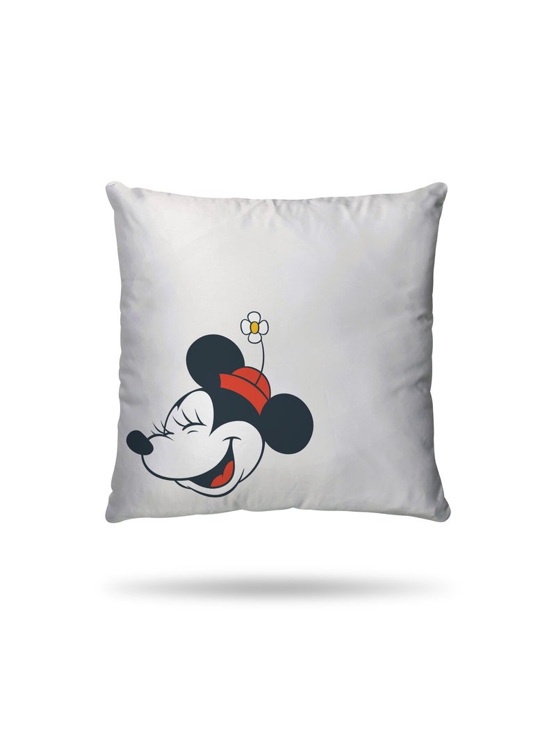 Housse de couette Disney Mickey et Minnie 220x240 cm - 100% Coton - Ecru Ecru - Kiabi