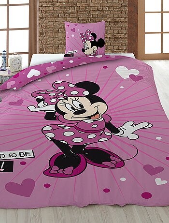 Housse de couette 'Disney' 'Minnie' 140x220 cm