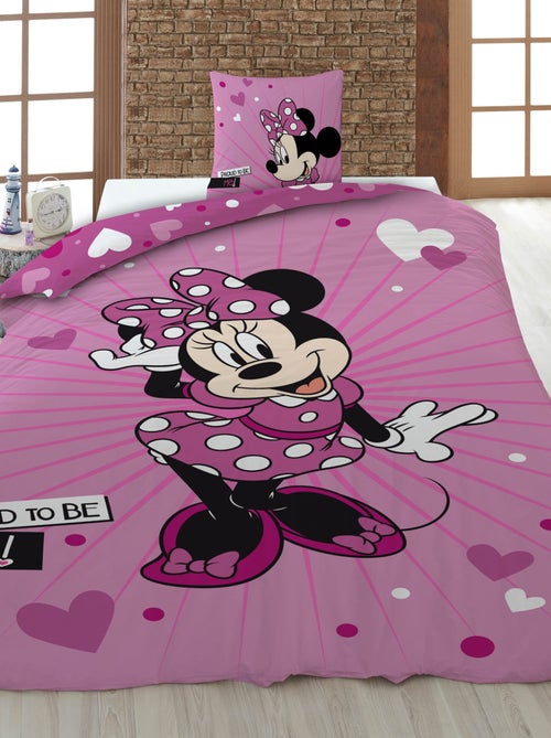 Housse de couette 'Disney' 'Minnie' 140x220 cm - Kiabi