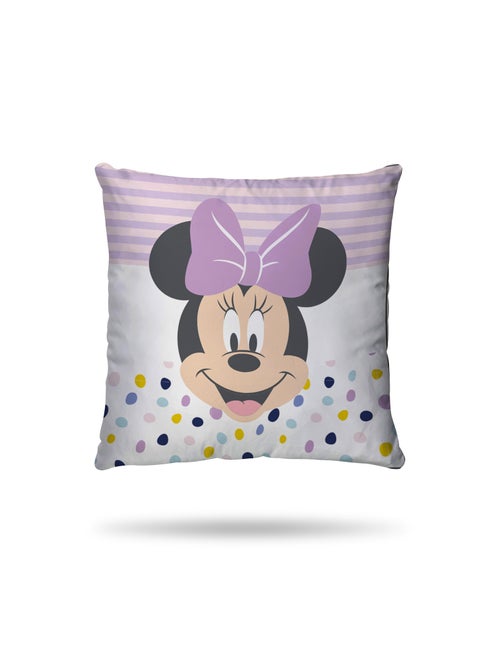 Housse de couette Disney Minnie à pois 140x200 cm - 100% Coton - Rose - Kiabi