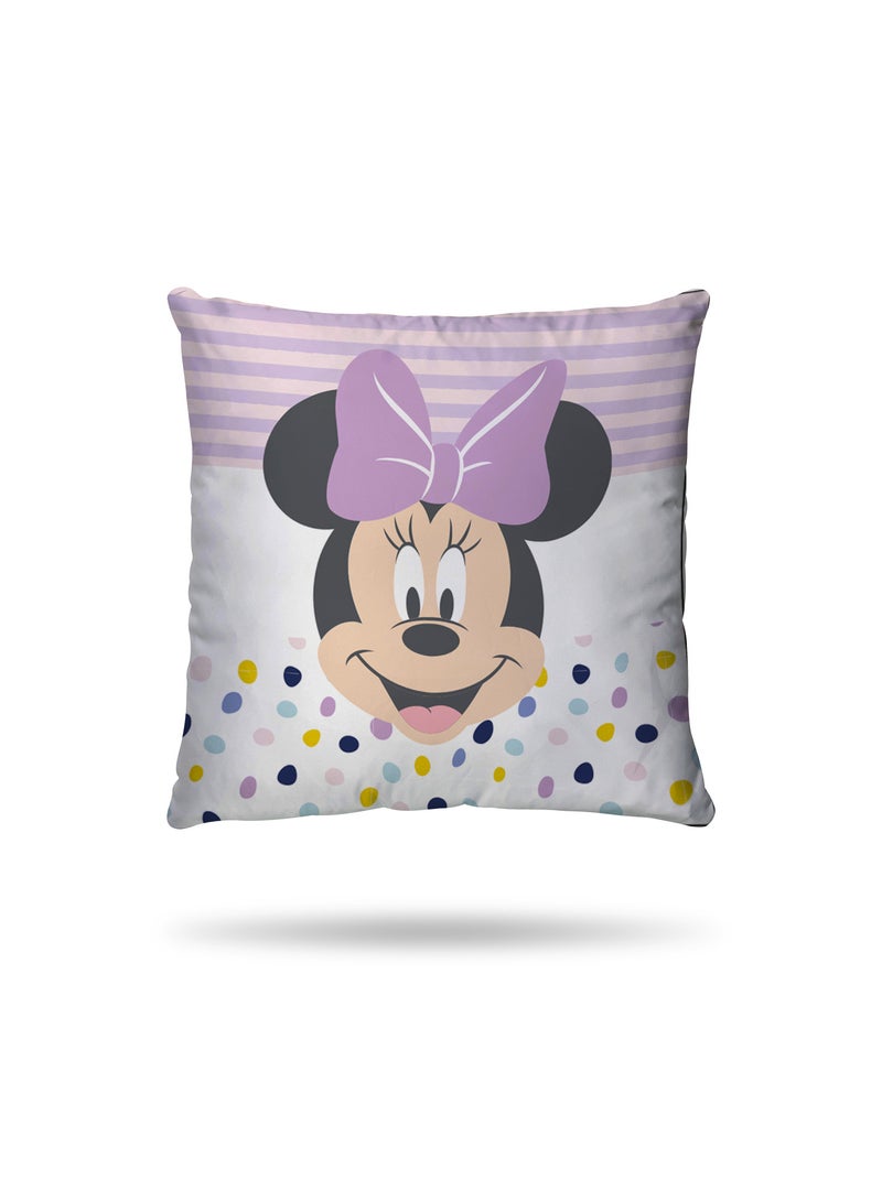 Housse de couette Disney Minnie à pois 140x200 cm - 100% Coton - Rose Rose - Kiabi