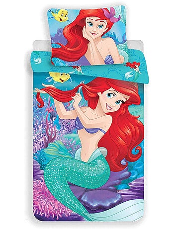 Housse de Couette Disney Princess Ariel 140x200 cm - taie incluse