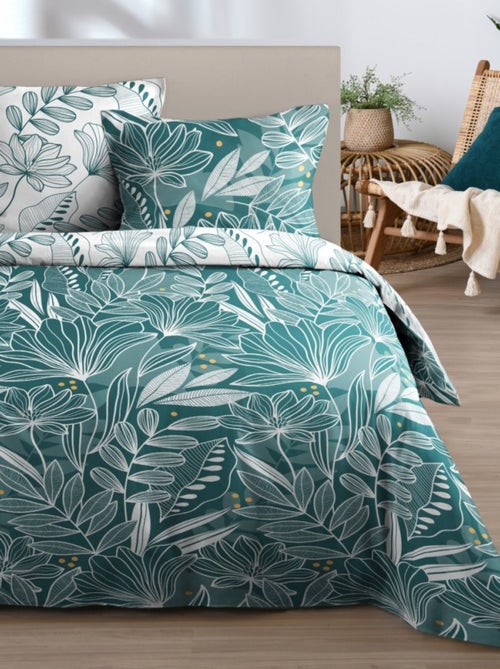 Housse de couette DOUALA + 2 taies coton 57 fils - Kiabi Housse de couette DOUALA + 2 taies coton 57 fils - Kiabi