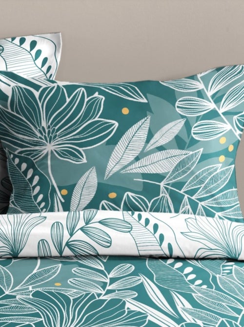 Housse de couette DOUALA + 2 taies coton 57 fils - Kiabi Housse de couette DOUALA + 2 taies coton 57 fils - Kiabi
