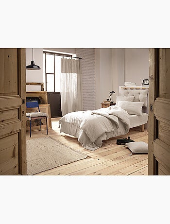 Housse de couette – Double Gaze de Coton - Finition boutons en bois - Gaïa