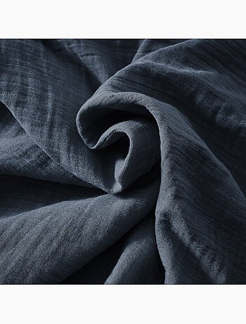 Housse de couette – Double Gaze de Coton - Finition boutons en bois - Gaïa