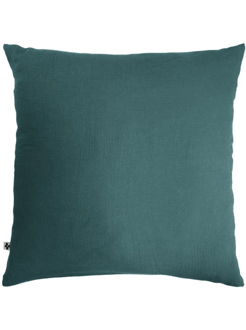 Housse de couette double gaze de coton  + 2 taies d’oreiller 60x60 cm - Kiabi