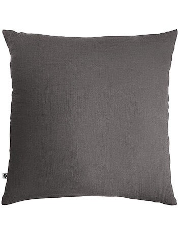 Housse de couette double gaze de coton + 2 taies d’oreiller 60x60 cm