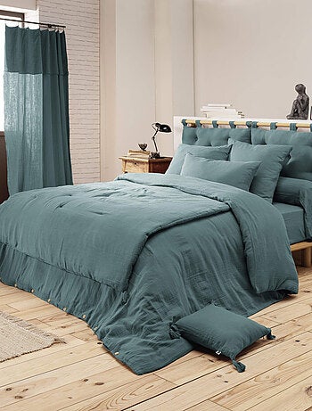 Housse de couette double gaze de coton