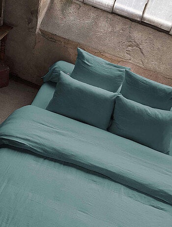Housse de couette double gaze de coton