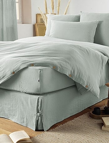 Housse de couette double gaze de coton