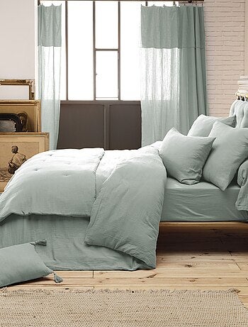 Housse de couette double gaze de coton