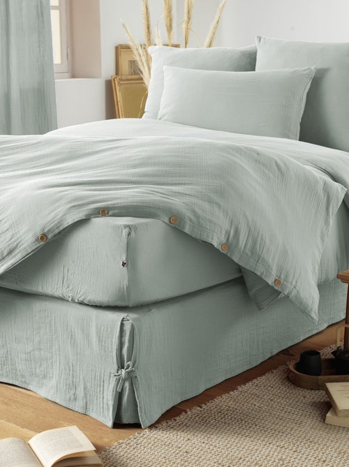 Housse de couette double gaze de coton - Kiabi