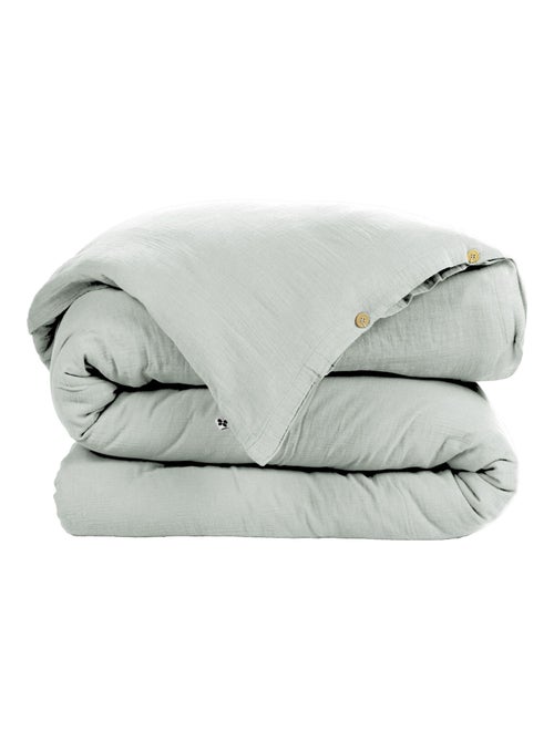 Housse de couette double gaze de coton - Kiabi