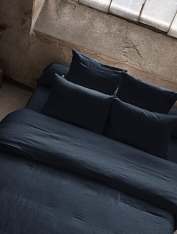 Housse de couette double gaze de coton