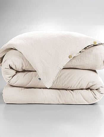 Housse de couette double gaze de coton