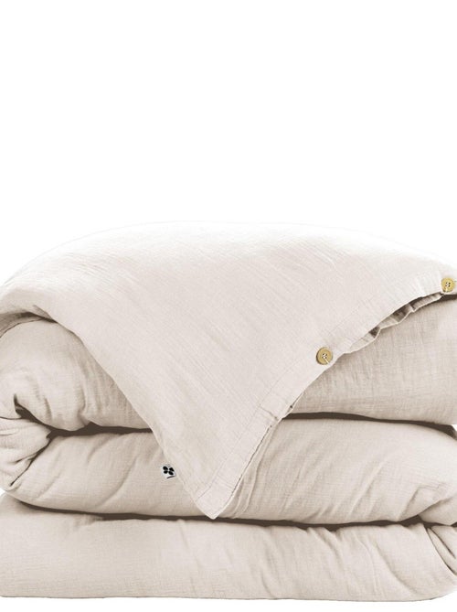 Housse de couette Double Gaze de Coton Gaia - Kiabi