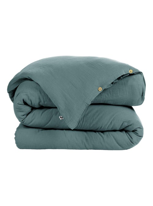 Housse de couette Double Gaze de Coton Gaia - Kiabi