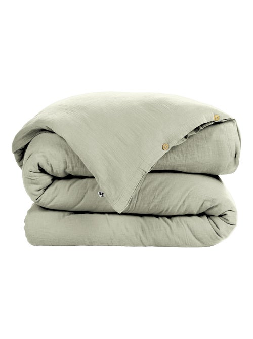 Housse de couette Double Gaze de Coton Gaia - Kiabi