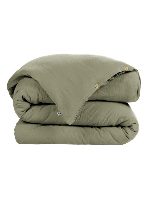 Housse de couette Double Gaze de Coton Gaia - Kiabi
