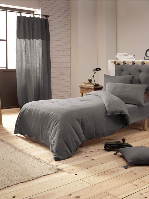 Housse de couette double gaze de coton - Kiabi Housse de couette double gaze de coton - Kiabi