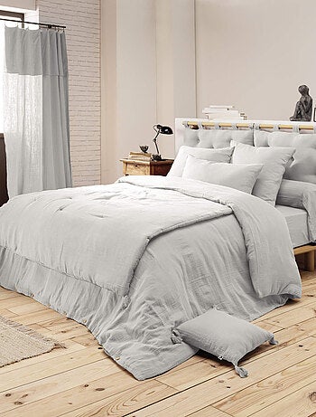 Housse de couette double gaze de coton