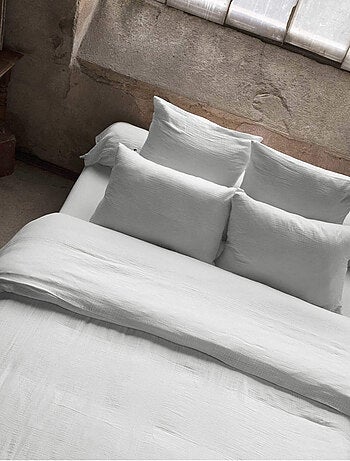 Housse de couette double gaze de coton