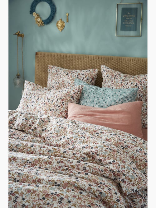 Housse de couette – Double Gaze de Coton Imprimée – Capucine - Kiabi