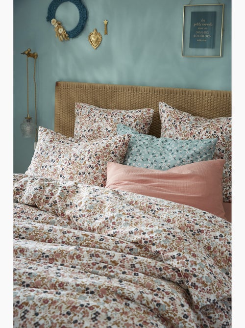 Housse de couette – Double Gaze de Coton Imprimée – Capucine - Kiabi
