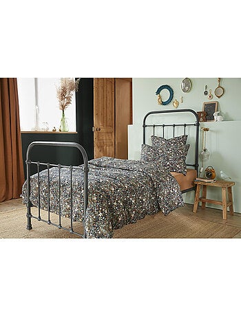 Housse de couette – Double Gaze de Coton Imprimée – Capucine