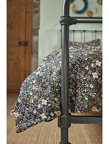 Housse de couette – Double Gaze de Coton Imprimée – Capucine