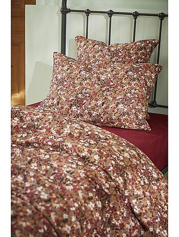 Housse de couette – Double Gaze de Coton Imprimée – Capucine