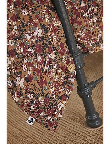 Housse de couette – Double Gaze de Coton Imprimée – Capucine