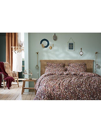 Housse de couette – Double Gaze de Coton Imprimée – Capucine