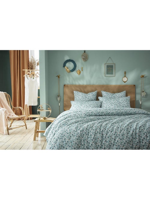 Housse de Couette – Double Gaze de Coton Imprimée Marguerite - Kiabi