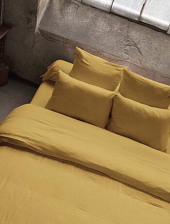 Housse de couette double gaze de coton