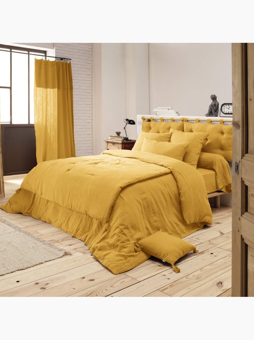 Housse de couette double gaze de coton - Kiabi