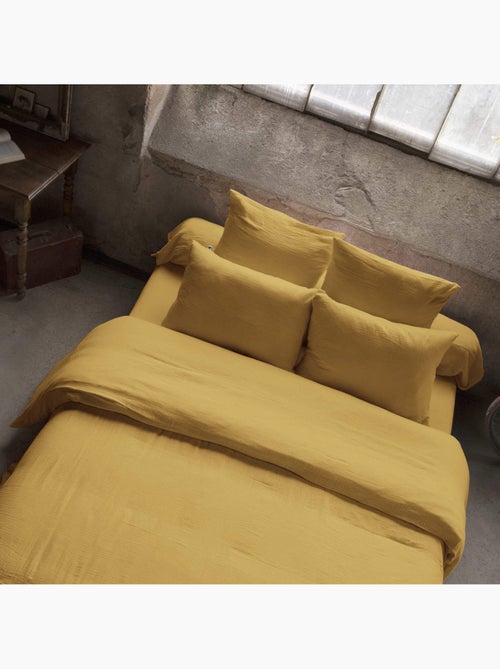 Housse de couette double gaze de coton - Kiabi
