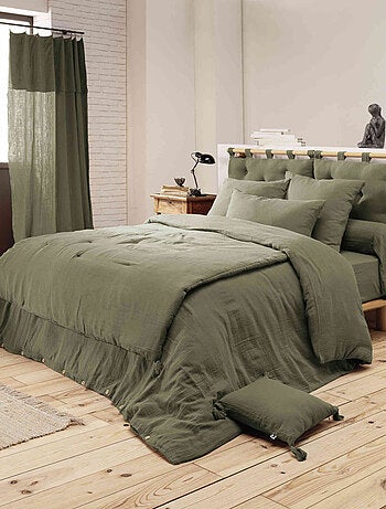 Housse de couette double gaze de coton